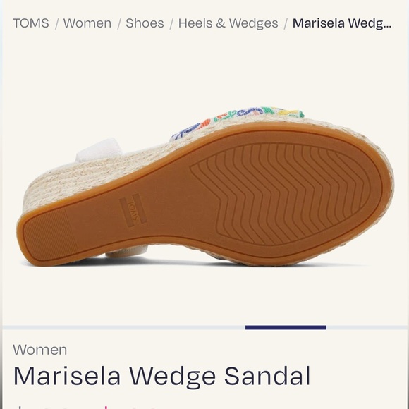 TOMS Marisela Wedge Sandal - Picture 4 of 9